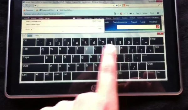Video:HP Slate prototipo corriendo Windows 7 ¿Y webOS?