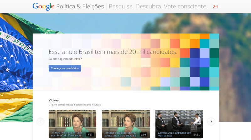 Google Eleicoes - Print Screen
