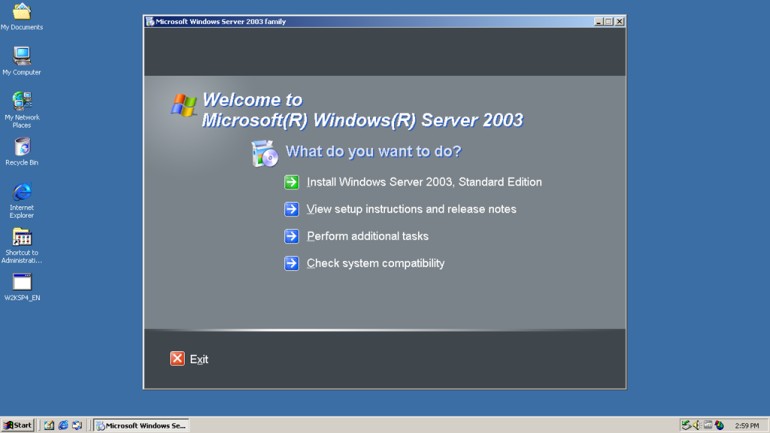 windows home server 2003 iso