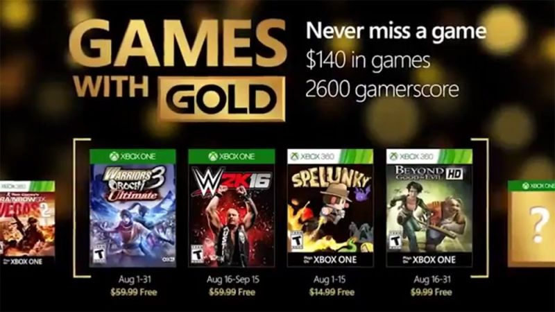 games with gold agosto 2016