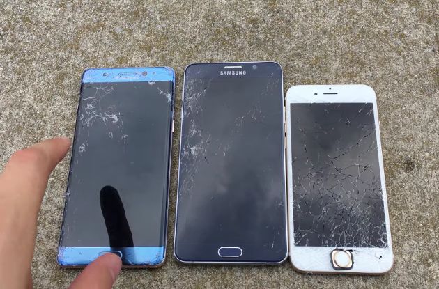 Galaxy Note 7 vs iPhone 6 vs Note 5